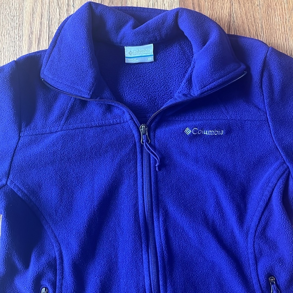 Columbia Purple XS Zipup - Picture 2 of 5